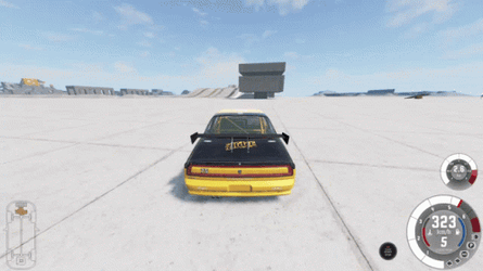 Real Car Crashes Lead To Car Explosion GIF
