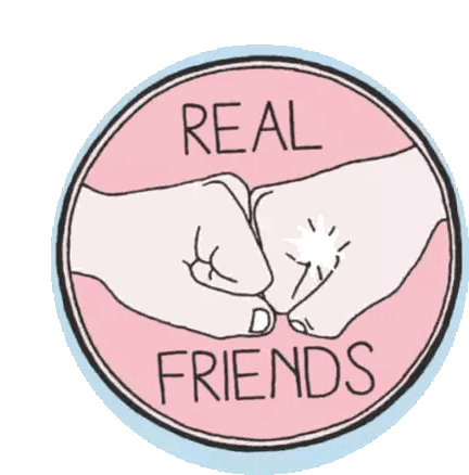 Real Friends Hands And Words Sticker