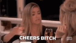 Real Housewives Beautiful Denise Richard Cheers GIF