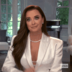 Real Housewives Gorgeous Kyle Richards Wink GIF