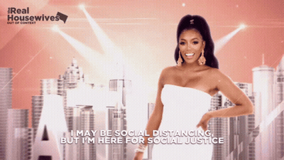 Real Housewives Woman In White Dress City GIF