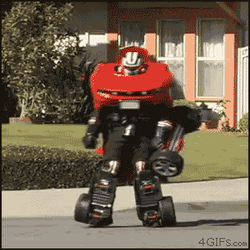 Real Life Red Transformers GIF