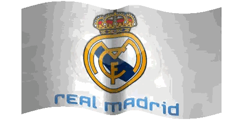 Real Madrid Flag With Crown Sticker
