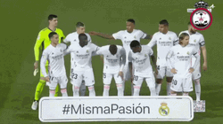 Real Madrid Players Line Up GIF