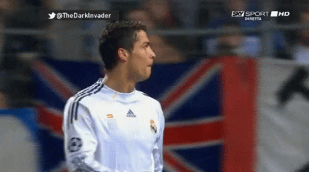 Real Madrid Ronaldo Being Cheerful GIF