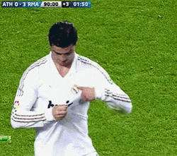 Real Madrid Ronaldo Pointing Something GIF