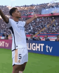 Real Madrid Teamates Hug Bellingham GIF