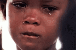 Real Tears Falling Poor Little Girl GIF