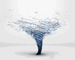 Realistic Rapid Cyclone Swirl GIF