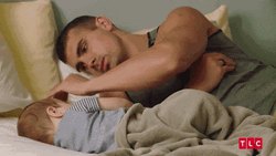 Reality Show 90 Day Fiance Cast Caressing Baby  GIF