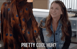 Really Cool Girl Sutton Foster  GIF