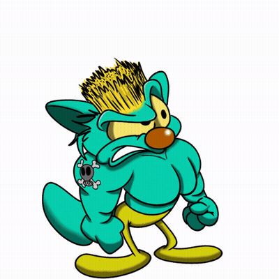 Really Mad Cartoon Character GIF