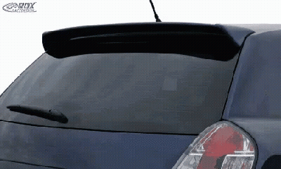 Rear View Car With Rox GIF
