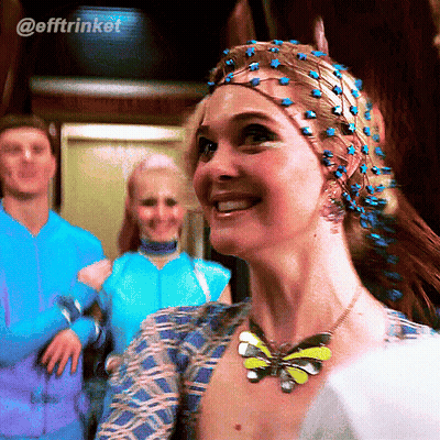 Rebecca Wisocky Playing Character In TV Show GIF
