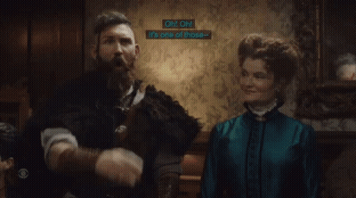 Rebecca Wisocky Playing TV Character GIF