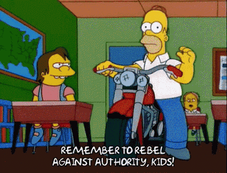 Rebel Simpsons GIF