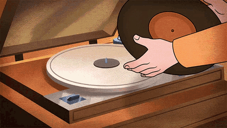 Record Playing Frank Sinatra GIF