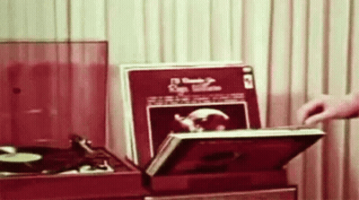 Record Selector 1972Music GIF