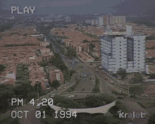 Recorded Film Aerial Video Shot 420 Pm GIF