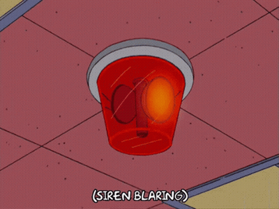 Red Alarm Siren Blaring GIF