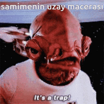 Red Alien Saying Its A Trap GIF