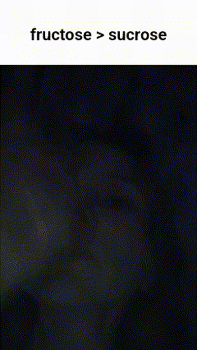Red And Black Background Fructose Sucrose GIF