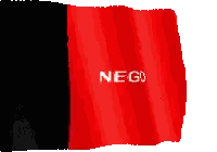 Red And Black Flag Nego Sticker