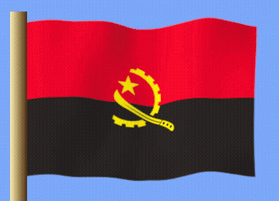 Red And Black Flag With Hammer And Sickle GIF