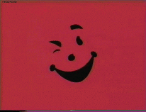 Red And Black Smiley Face GIF