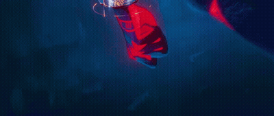 Red And Blue Object Close Up GIF