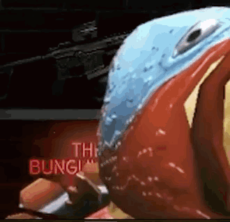 Red And Blue Object With The Bungie GIF