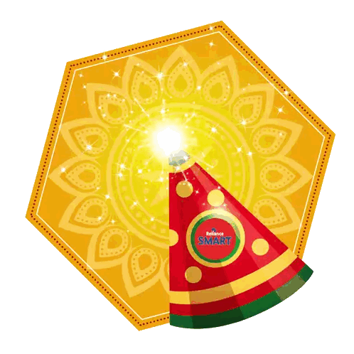 Red And Green Smart Cone Sticker