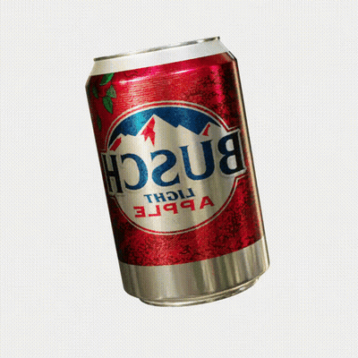 Red And Silver Can Of BN2U8 GIF