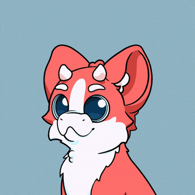 Red And White Animal Saying Let's Goooo GIF