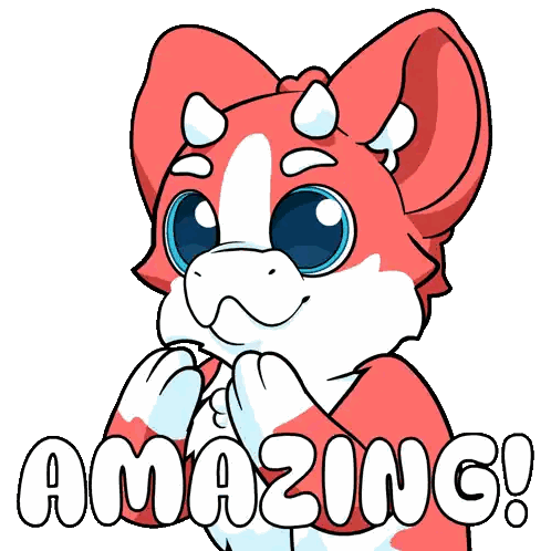 Red And White Cat Amazing Sticker