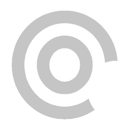 Red And White Circle With Gray Center Sticker