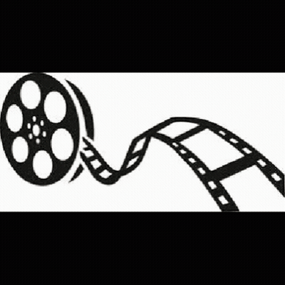 Red And White Film Reel And Strip GIF