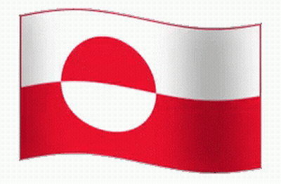 Red And White Flag With White Circle Waving GIF
