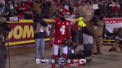 Red And White Jersey Man In Locker Room GIF