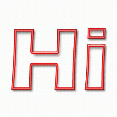 Red And White Logo Saying I Love GIF