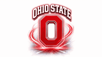 Red And White Ohio State Logo With 0 GIF