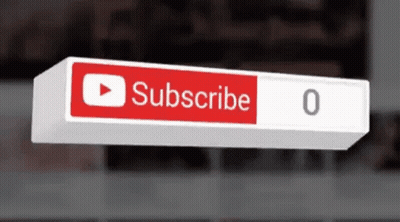Red And White Subscribe Sign GIF