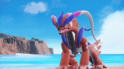 Red And White Worm With E Dance GIF