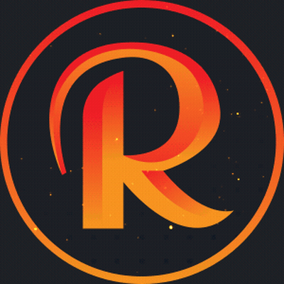 Red And Yellow Letter R GIF