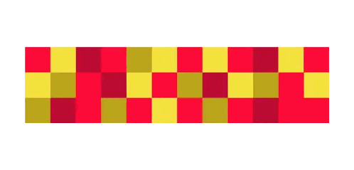 Red And Yellow Squares Sticker