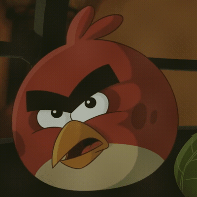Red Angry Bird GIF