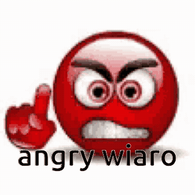 Red Angry Smiley Middle Finger Angry Wiaro GIF