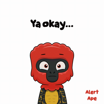 Red Ape Saying Ya Okay