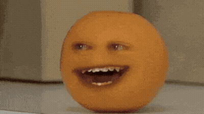 Red Apple With Face Next To Box Of Eggs GIF