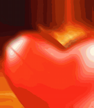 Red Apple with Yellow Stripe